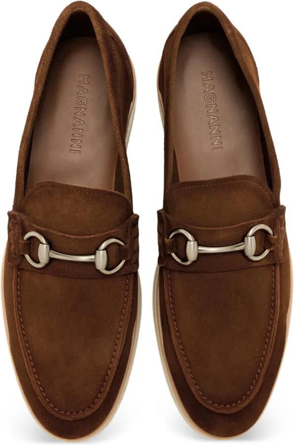 Magnanni Suède loafers Bruin - Foto 2
