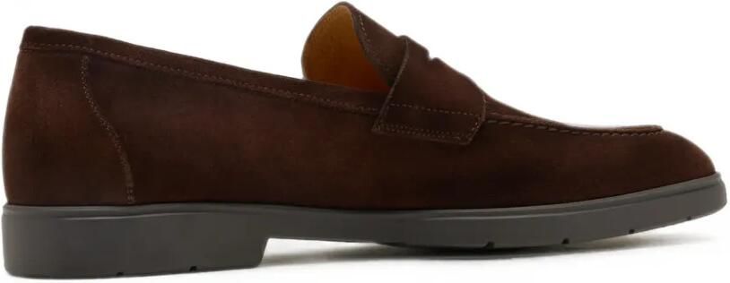Magnanni Suède loafers Bruin - Foto 4