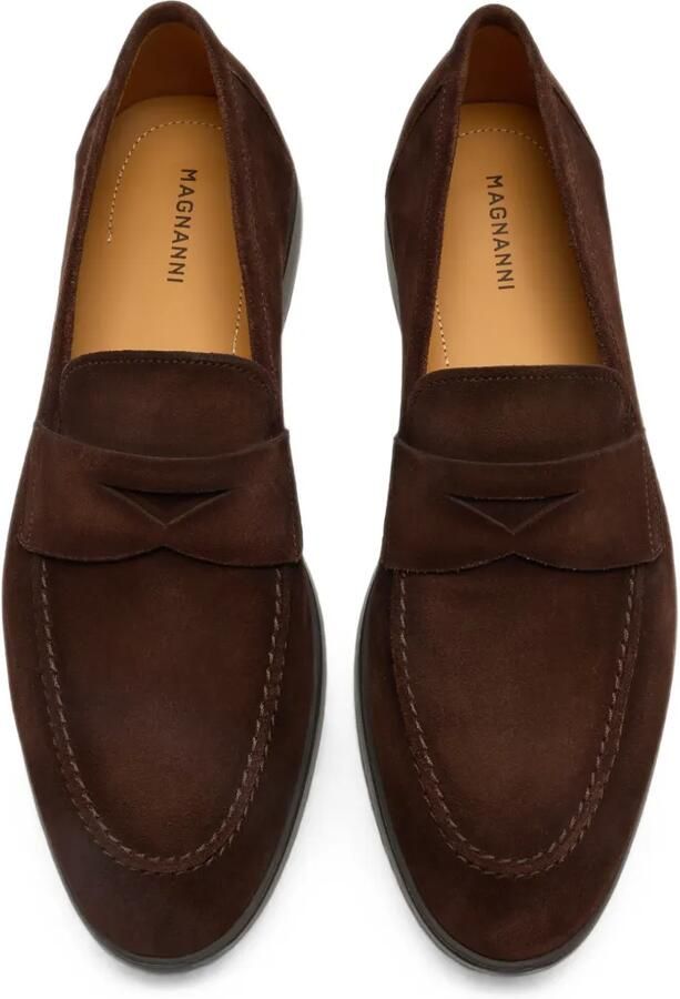 Magnanni Suède loafers Bruin - Foto 2