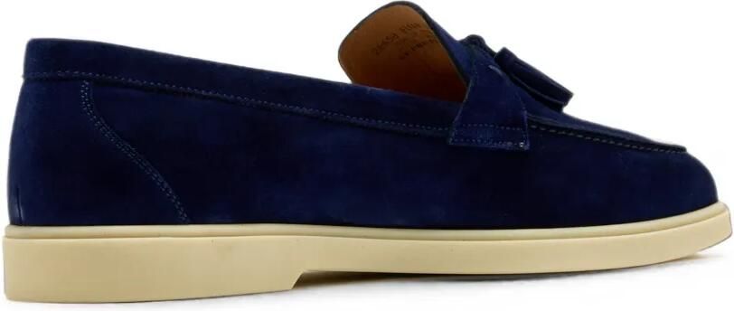 Magnanni Suède loafers met kwastjes Blauw - Foto 3