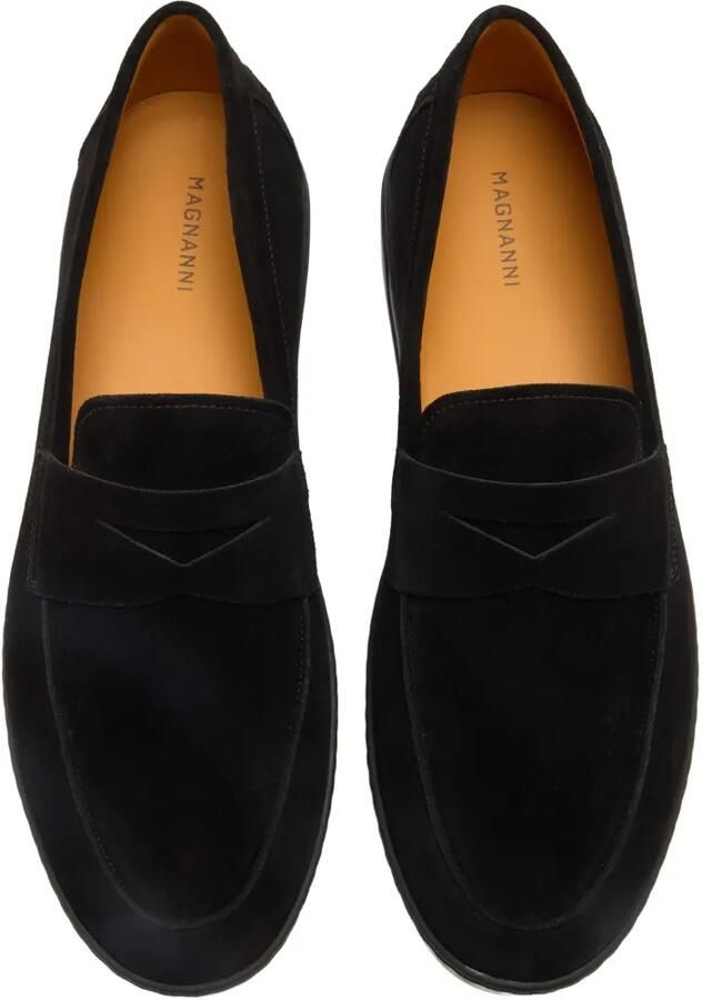 Magnanni Suède loafers Zwart - Foto 2