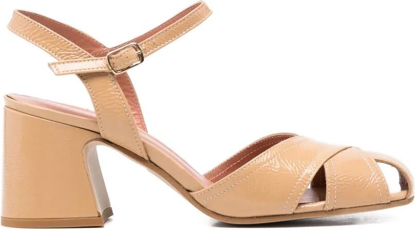 MAISON 21 Sandalen met blokhak Beige