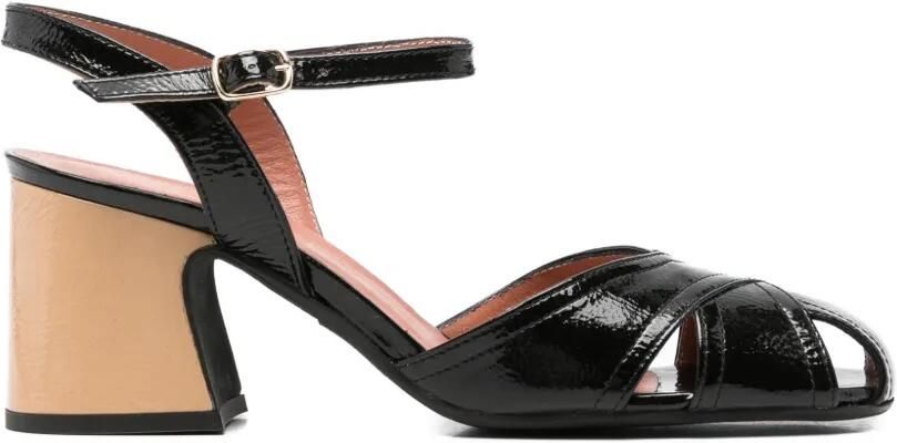 MAISON 21 Sandalen met gekruiste bandjes Zwart