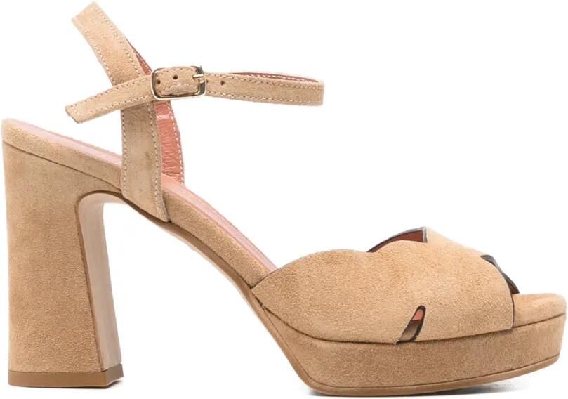 MAISON 21 Sandalen met gesp Beige