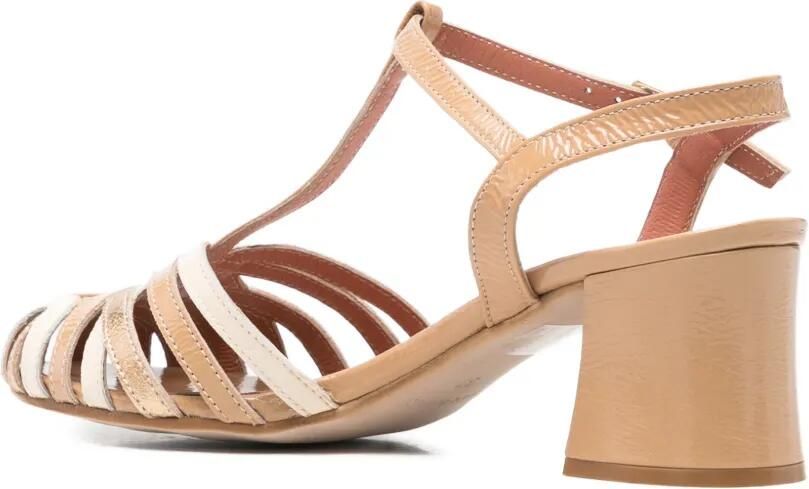 MAISON 21 Sandalen met T-bandje Beige - Foto 2