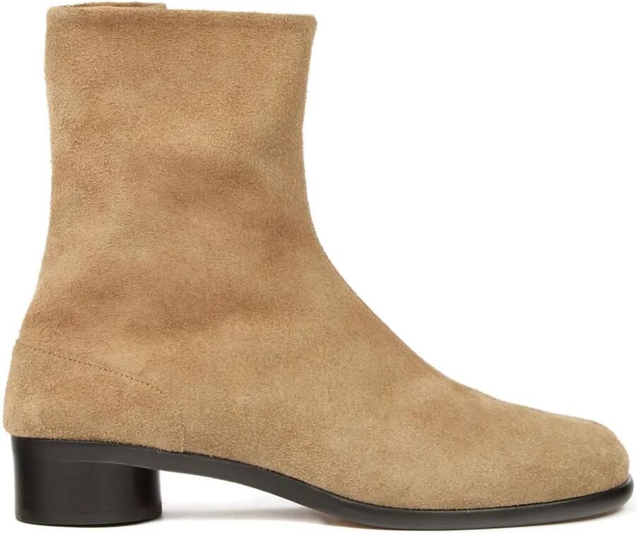 Maison Margiela 30 mm Tabi enkellaarzen Beige