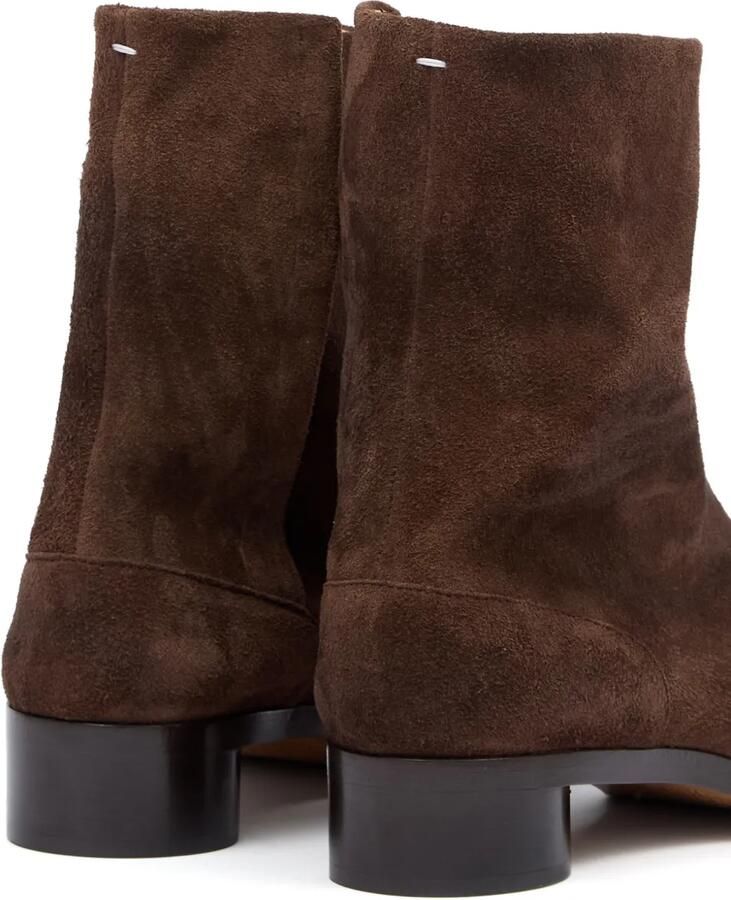 Maison Margiela 30 mm Tabi enkellaarzen Bruin - Foto 4