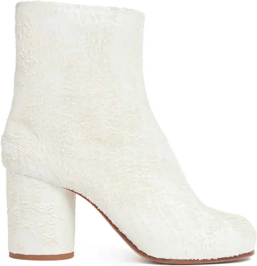 Maison Margiela 80 mm Tabi enkellaarzen Wit