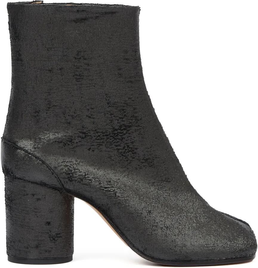 Maison Margiela 80 mm Tabi enkellaarzen Zwart