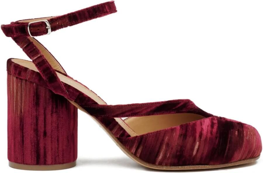 Maison Margiela 80 mm Tabi sandalen Rood