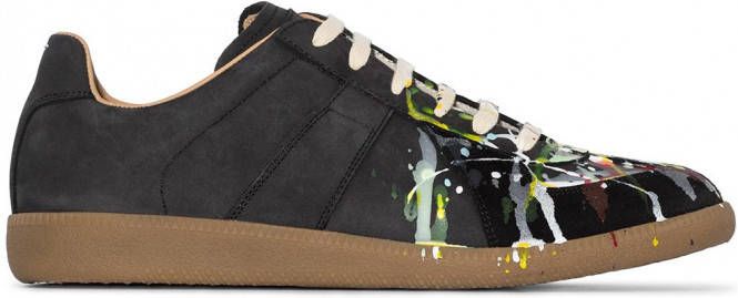 Maison Margiela Paint Replica low-top sneakers Zwart