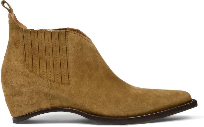 Maison Margiela Chelsea laarzen met Western-stijl Beige