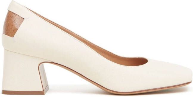 Maison Margiela Décortiqué 60mm pumps met vier stiksels Wit