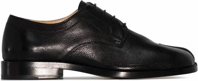 Maison Margiela Tabi leren brogues Zwart