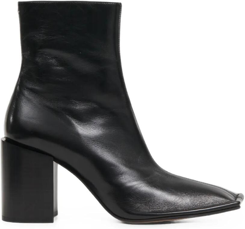 Maison Margiela Enkellaarzen met vierkante neus Zwart