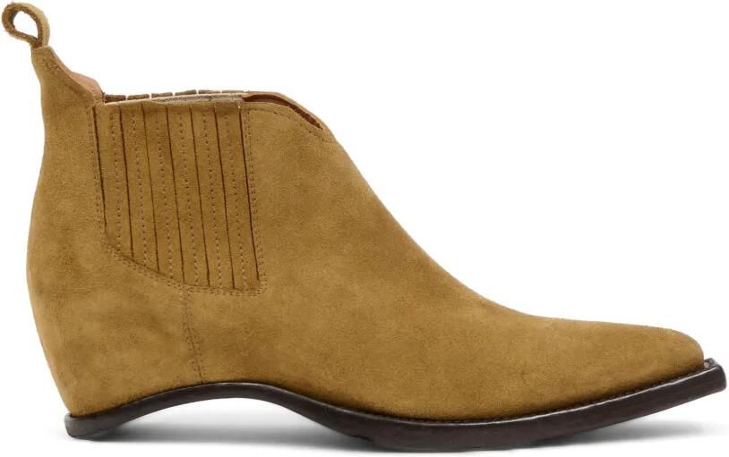 Maison Margiela Heel-less Chelsea laarzen met Western-stijl Beige