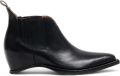 Maison Margiela Heel-less Chelsea laarzen met Western-stijl Zwart - Zwart