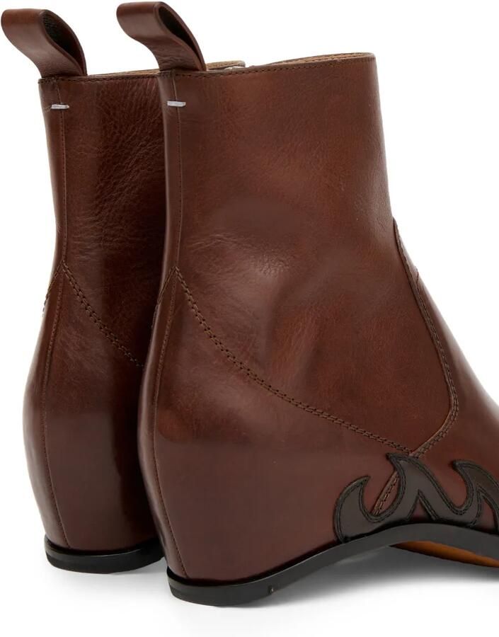 Maison Margiela Heel-Less Western Flame laarzen Bruin - Foto 3