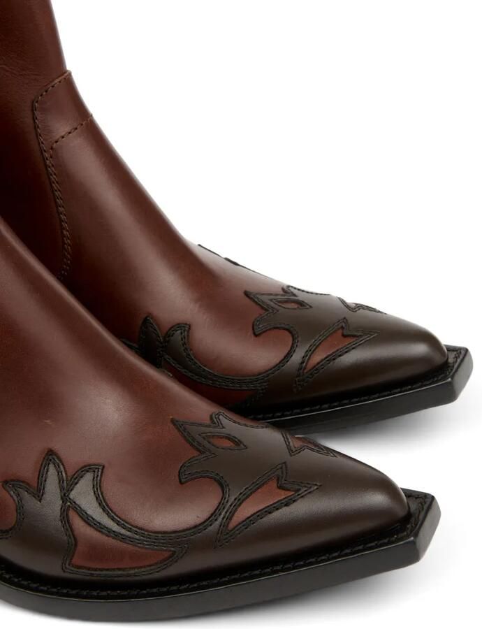 Maison Margiela Heel-Less Western Flame laarzen Bruin - Foto 4