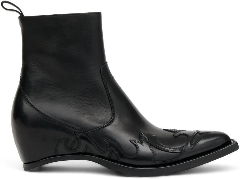 Maison Margiela Heel-Less Western Flame laarzen Zwart