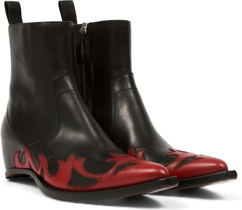 Maison Margiela Heel-Less Western Flames laarzen Zwart - Foto 5