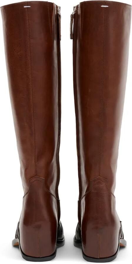 Maison Margiela Heel-Less Western knielaarzen Bruin - Foto 5