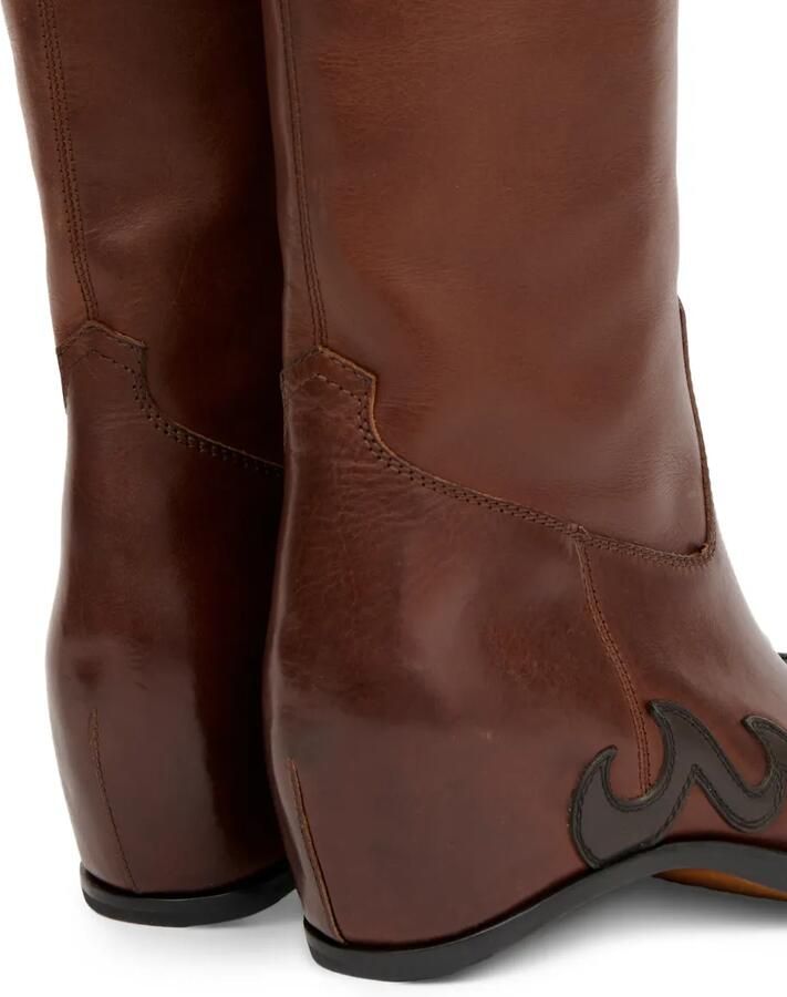 Maison Margiela Heel-Less Western knielaarzen Bruin - Foto 2