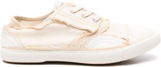 Maison Margiela Inside-out canvas sneakers Beige