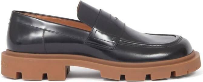 Maison Margiela Ivy leren loafers Zwart