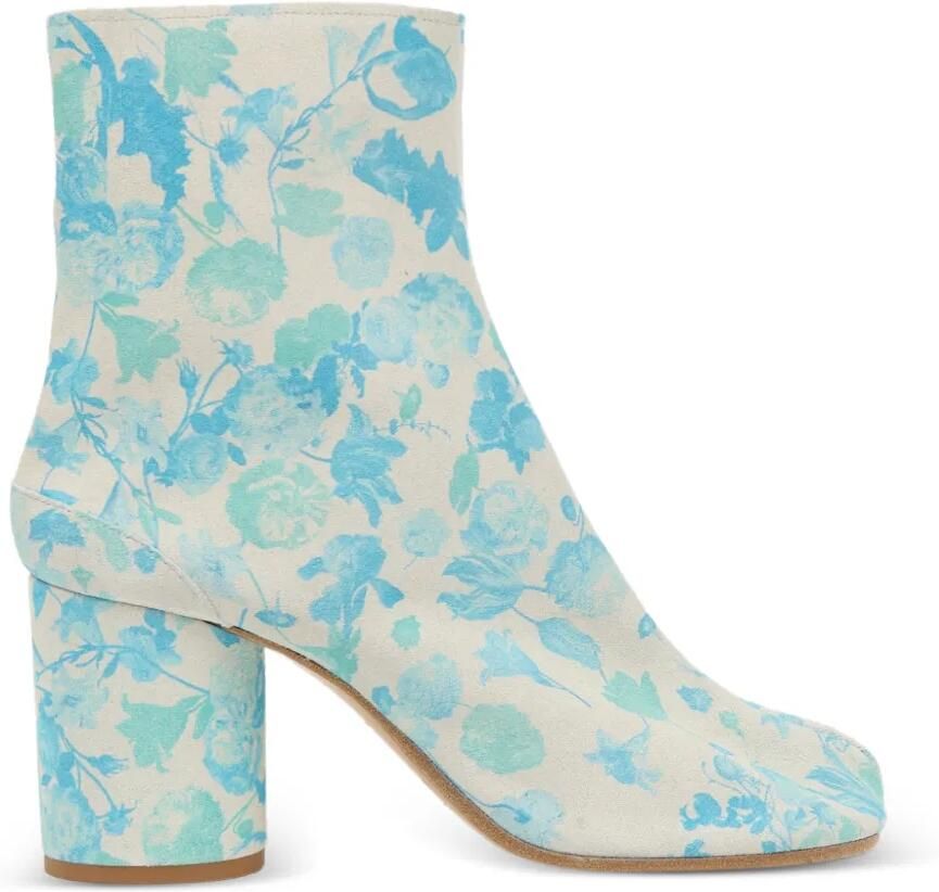 Maison Margiela Laarzen met bloemdetail Blauw