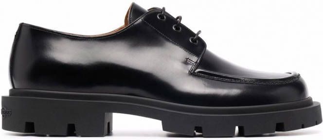 Maison Margiela Leren derby schoenen Zwart