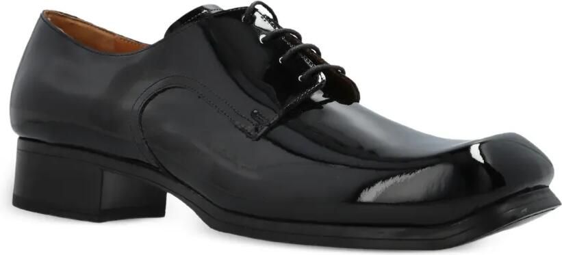 Maison Margiela Lakleren veterschoenen Zwart - Foto 3
