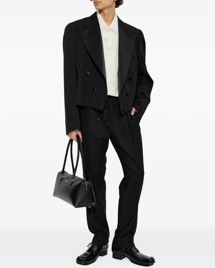 Maison Margiela Lakleren veterschoenen Zwart - Foto 2