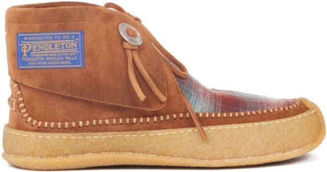Maison Margiela Leren bootschoenen Bruin