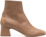 Maison Margiela Décortiqué 60 laarzen met vier stiksels Bruin - Thumbnail 1