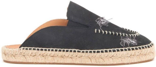 Maison Margiela Espadrilles met borduurwerk Zwart