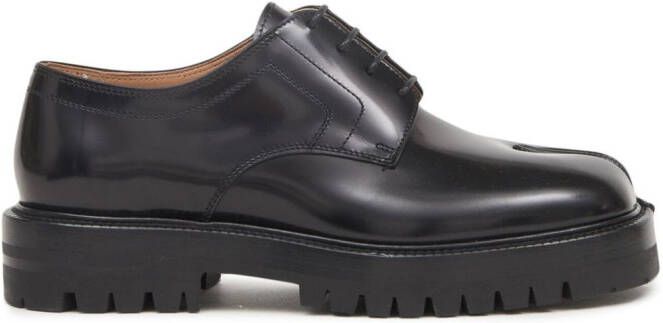 Maison Margiela Tabi derby veterschoenen Zwart