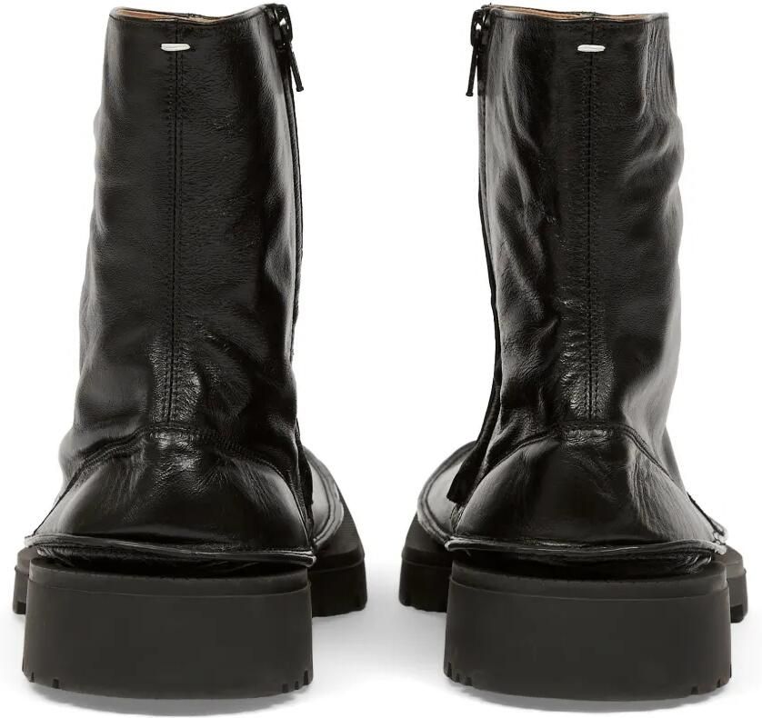 Maison Margiela Level enkellaarzen Zwart - Foto 3