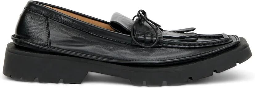 Maison Margiela Loafers met franjes Zwart