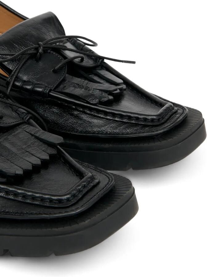 Maison Margiela Loafers met franjes Zwart - Foto 2