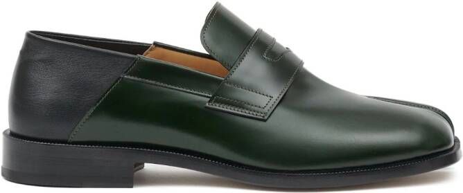 Maison Margiela Tabi slip-on loafers Groen