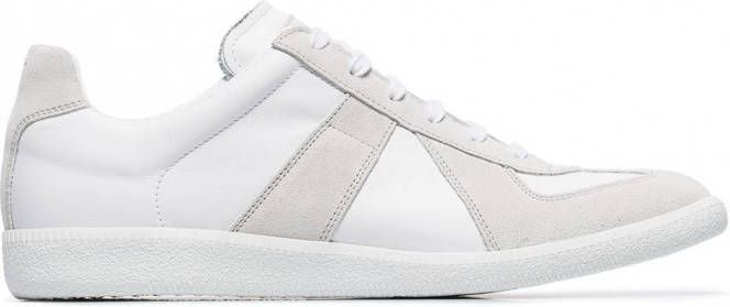 Maison Margiela Replica low-top leren sneakers Wit