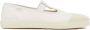 Maison Margiela On the Deck Tabi canvas pumps Wit - Thumbnail 1