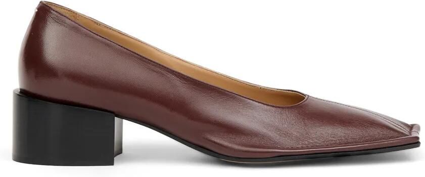Maison Margiela Pumps met afwerking Bruin