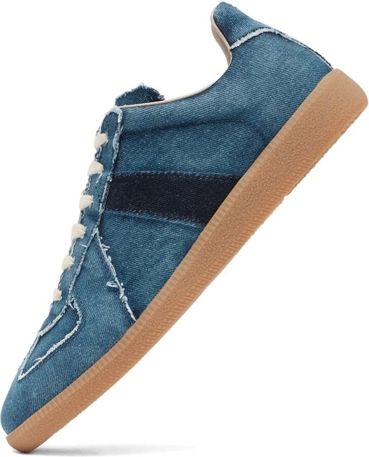 Maison Margiela Replica Denim sneakers met vervaagd effect Blauw