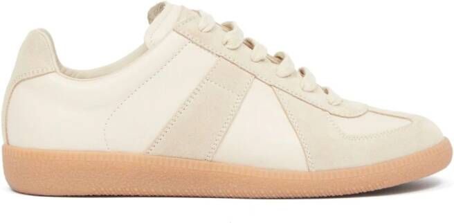 Maison Margiela Replica low-top leren sneakers Beige