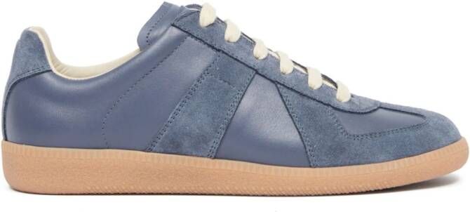 Maison Margiela Replica low-top leren sneakers Blauw