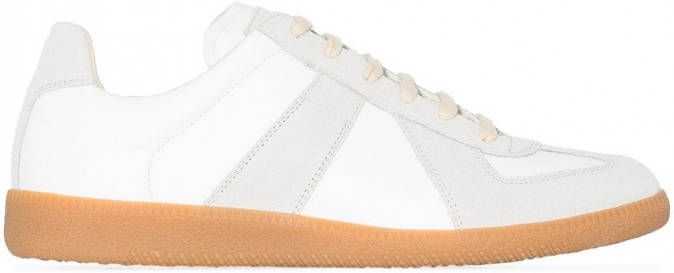 Maison Margiela Replica low-top leren sneakers Wit