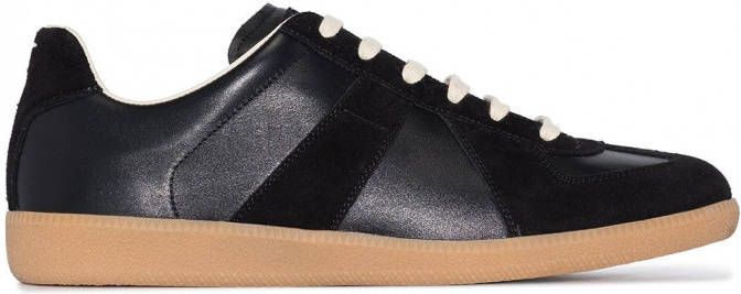 Maison Margiela Replica low-top leren sneakers Zwart