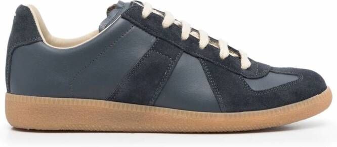 Maison Margiela Replica low-top leren sneakers Blauw